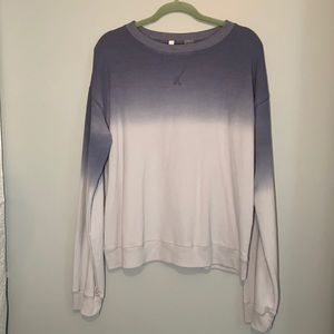 Mia & Tess blue ombré crew neck sweatshirt, XL